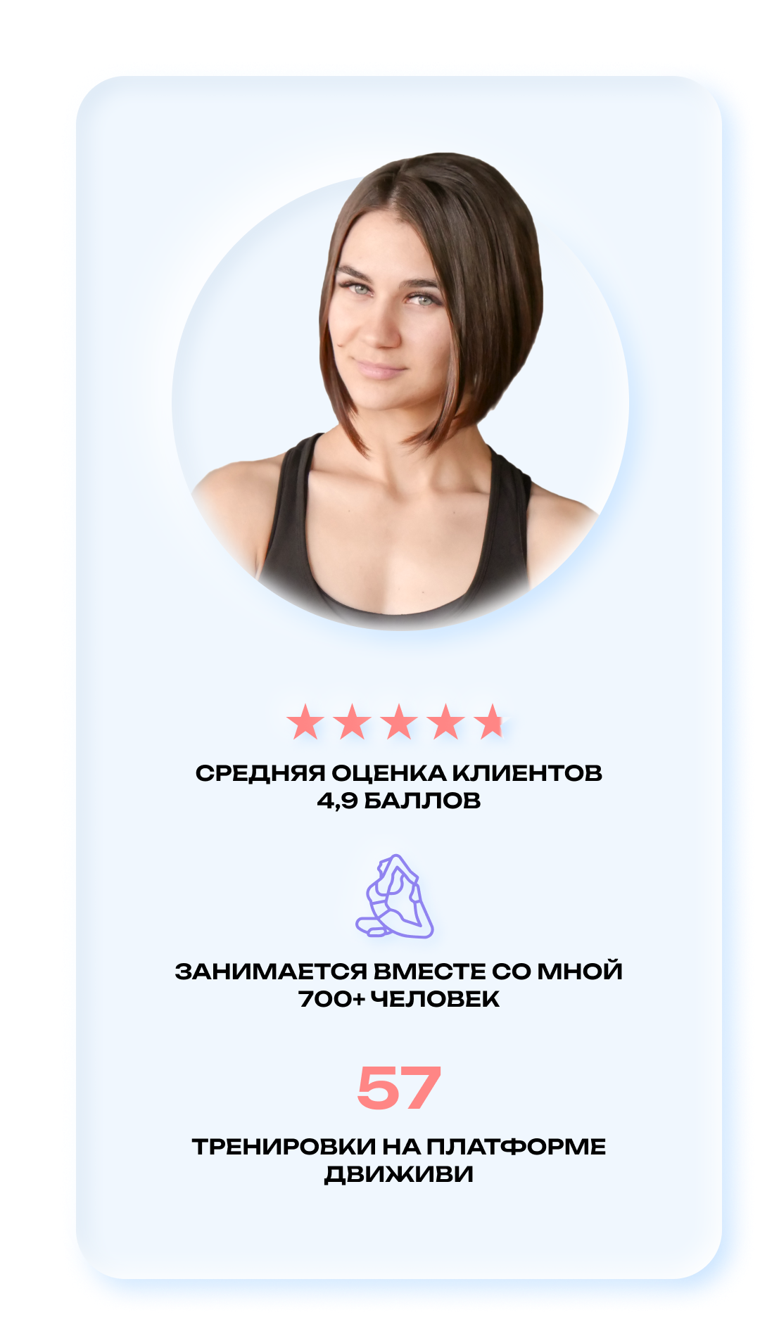 Елена Ермакова. Тренер клуба ДвиЖиви