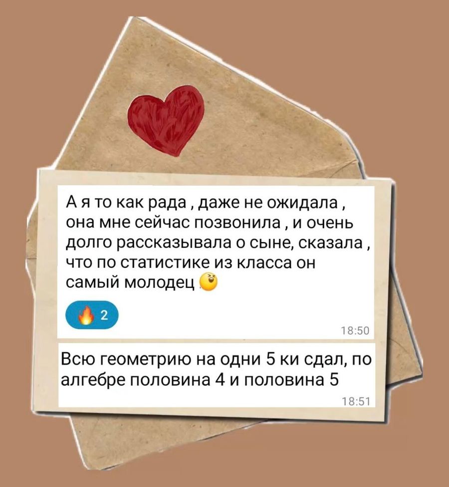 Отзыв ученика или родителя о занятиях в ПРО100КЛАСС