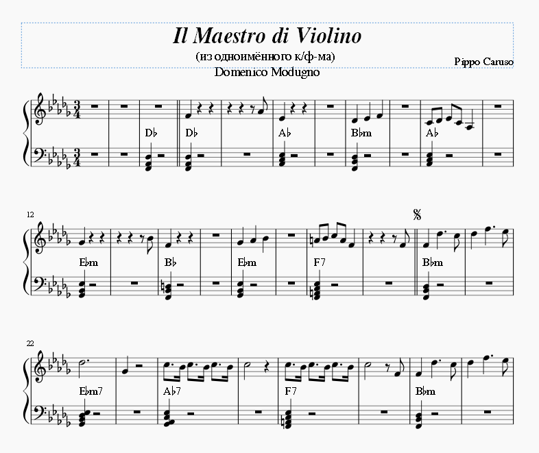 Il maestro di violino