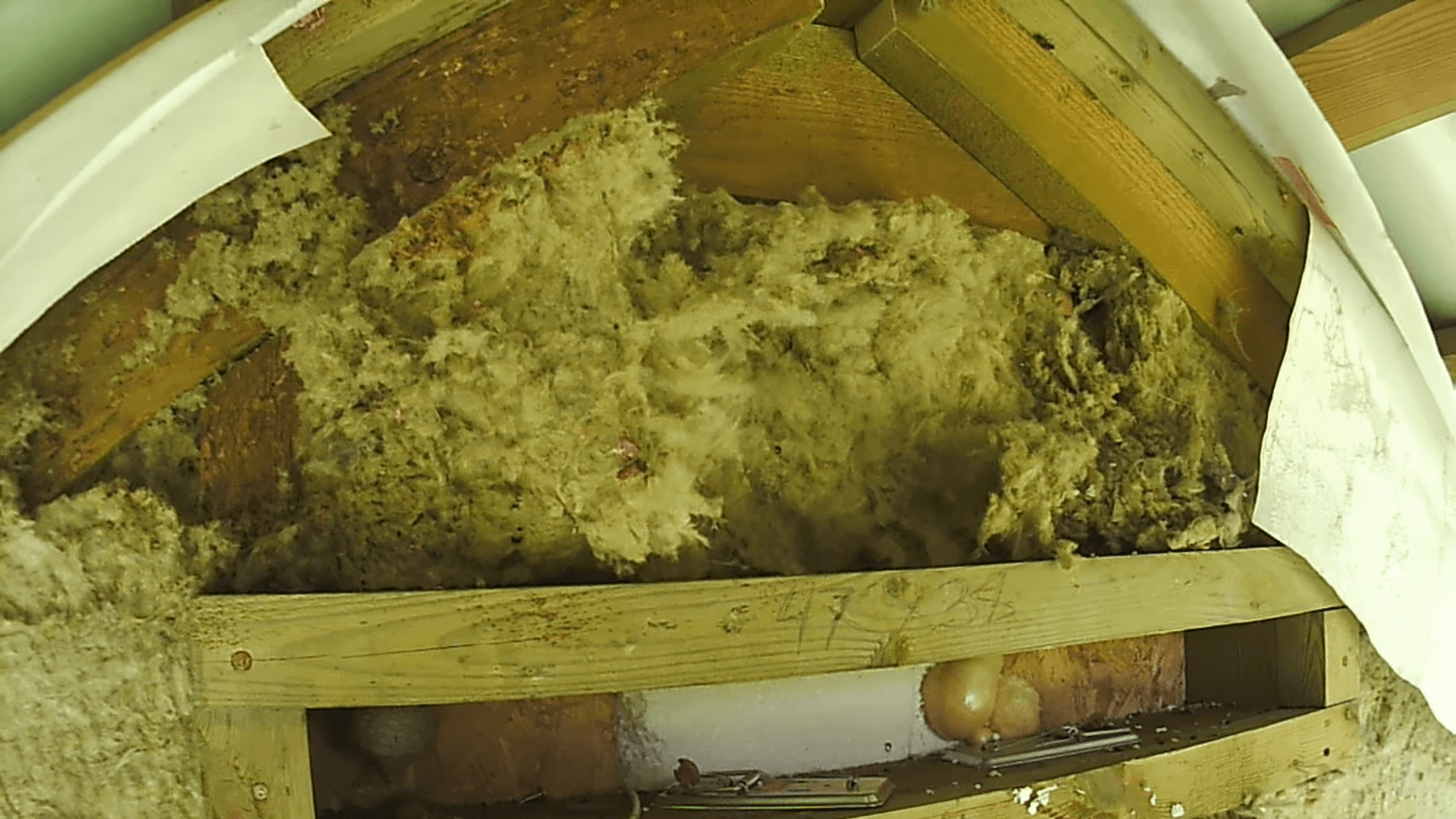 каркасный дом изнутри