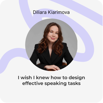  &quot;I wish I knew&quot; ELT charity conference for English teachers organized by Yuliya Kumicheva. June 24-25, 2023 Diliara Kiarimova