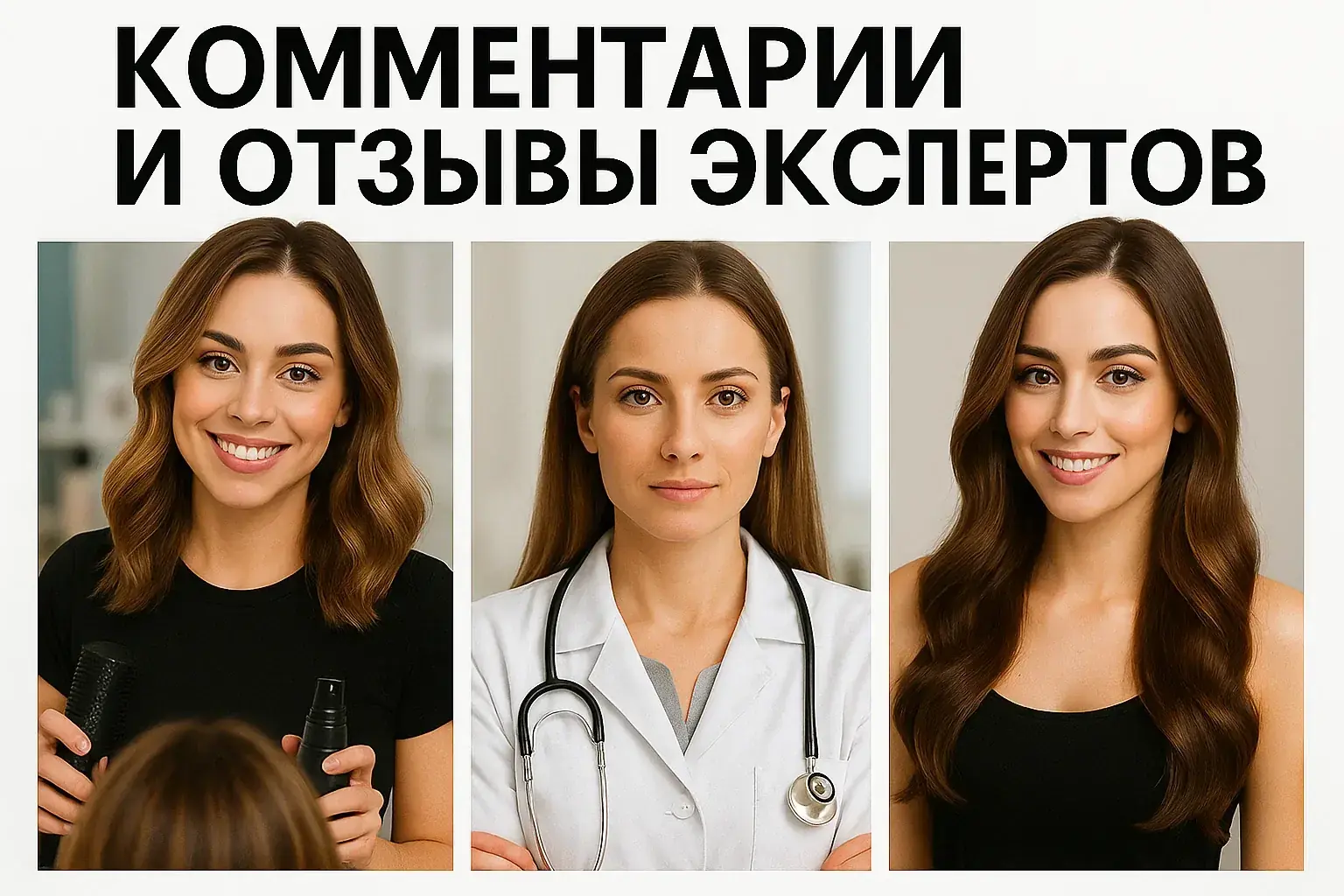 Экспертные комментарии и отзывы специалистов по уходу за волосами.