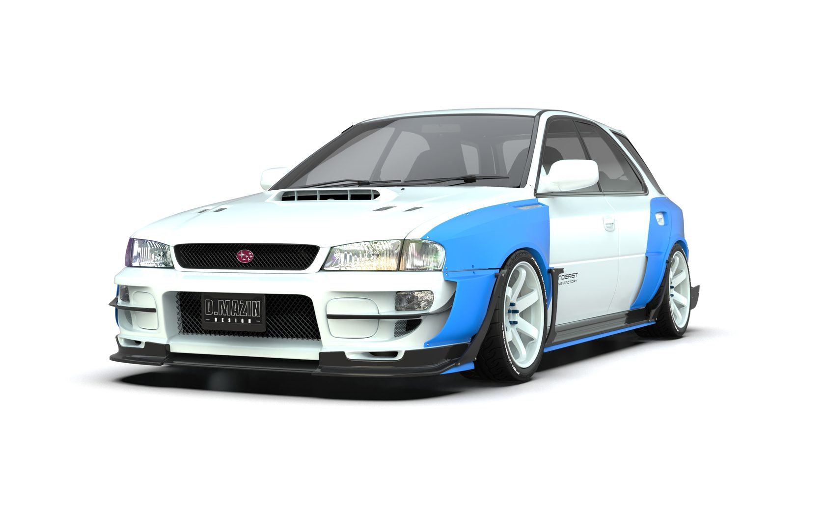 FRONT LIP SPOILER SUBARU IMPREZA WAGON 97-00