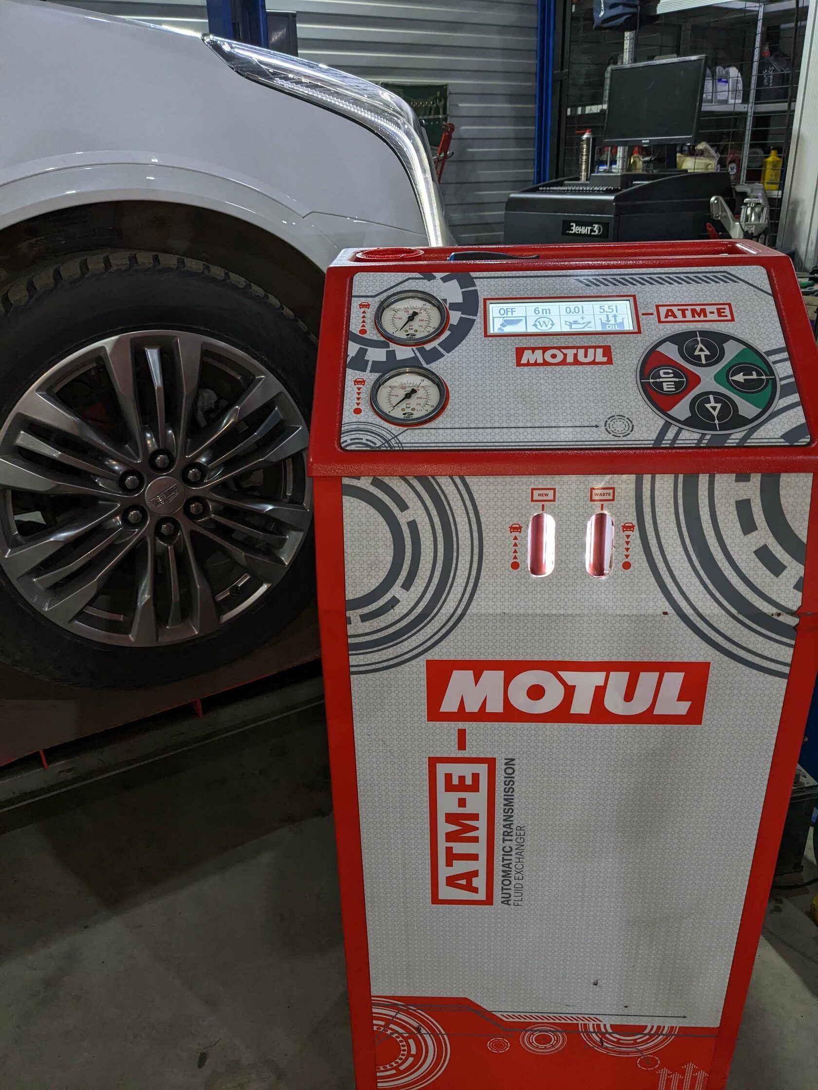 Cadillac XT5 аппаратная замена масла