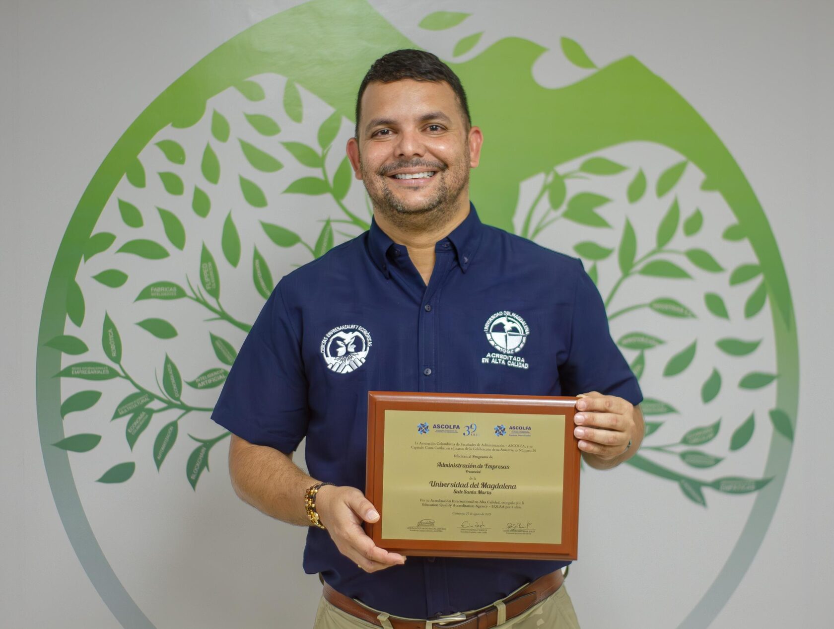 Programa de Administración de Empresas de UNIMAGDALENA recibe reconocimiento de Ascolfa