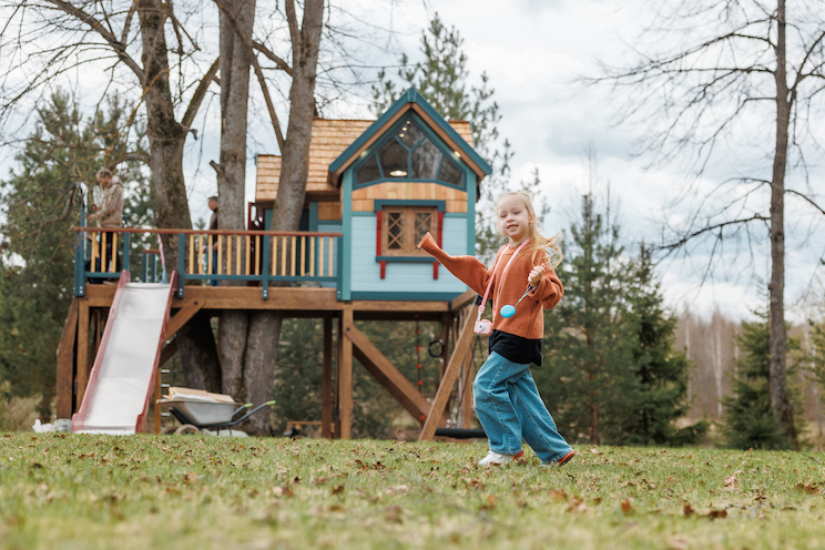 детский домик для дачи