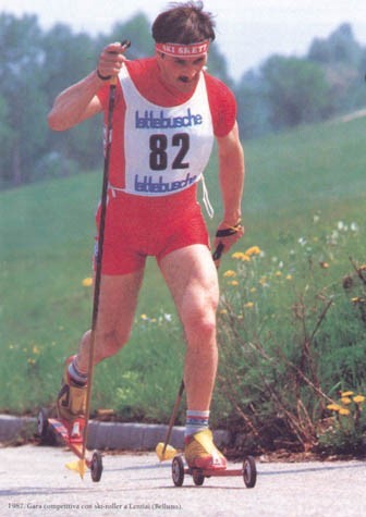 rollerski sportsman