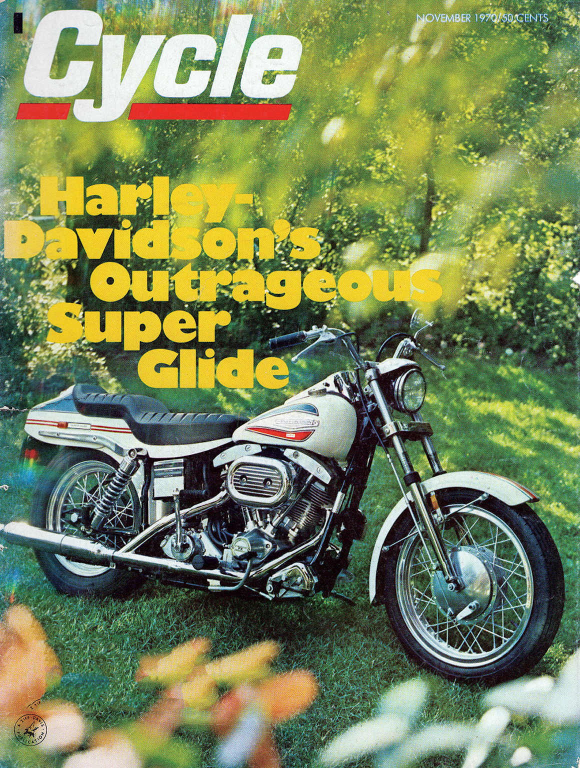 Harley-Davidson FX Super Glide на обложке журнала Cycle