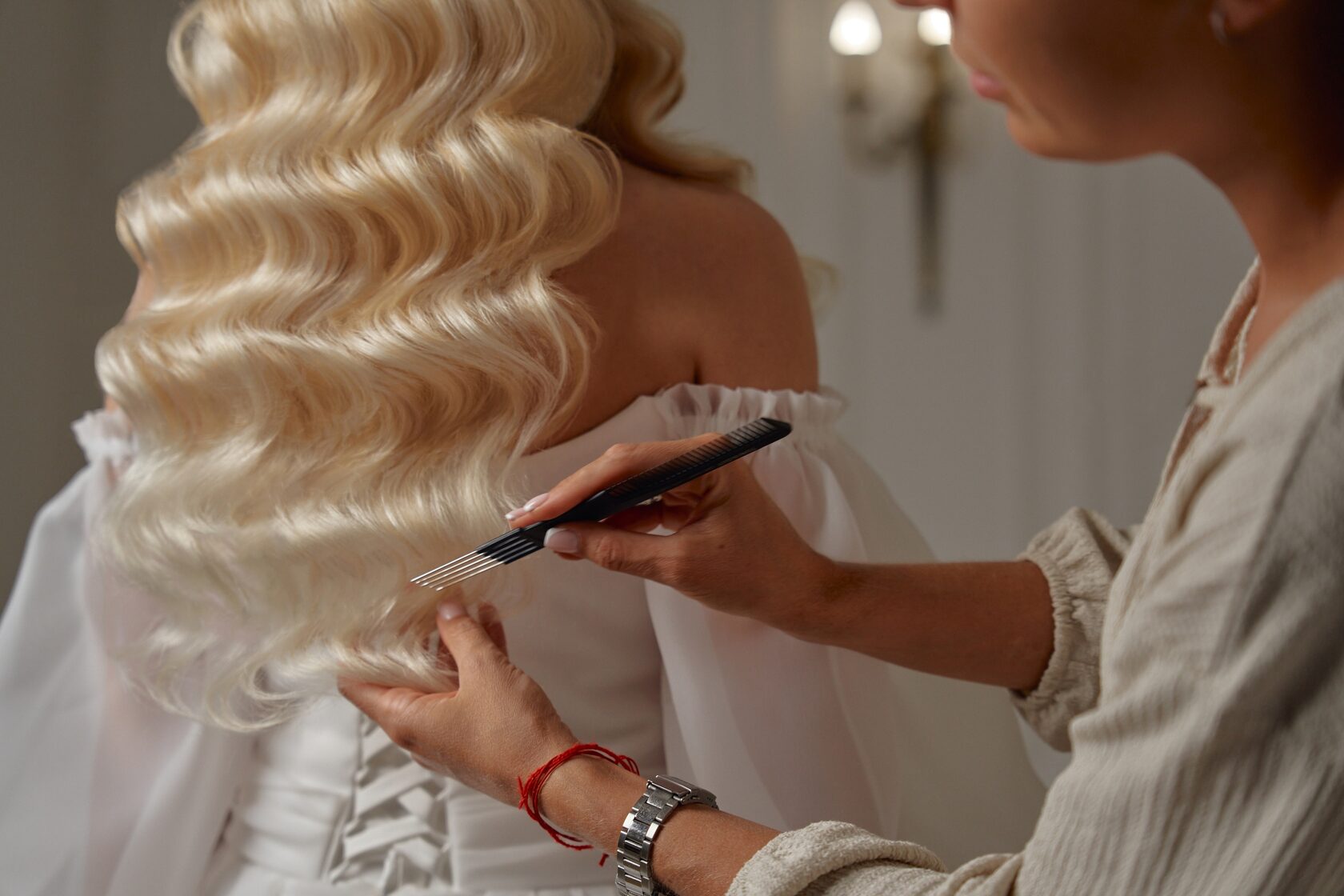 Completed classic Hollywood waves