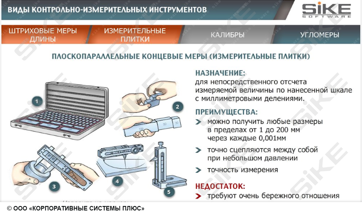 Слесарь-ремонтник: технические измерения — Электронный учебный курс SIKE