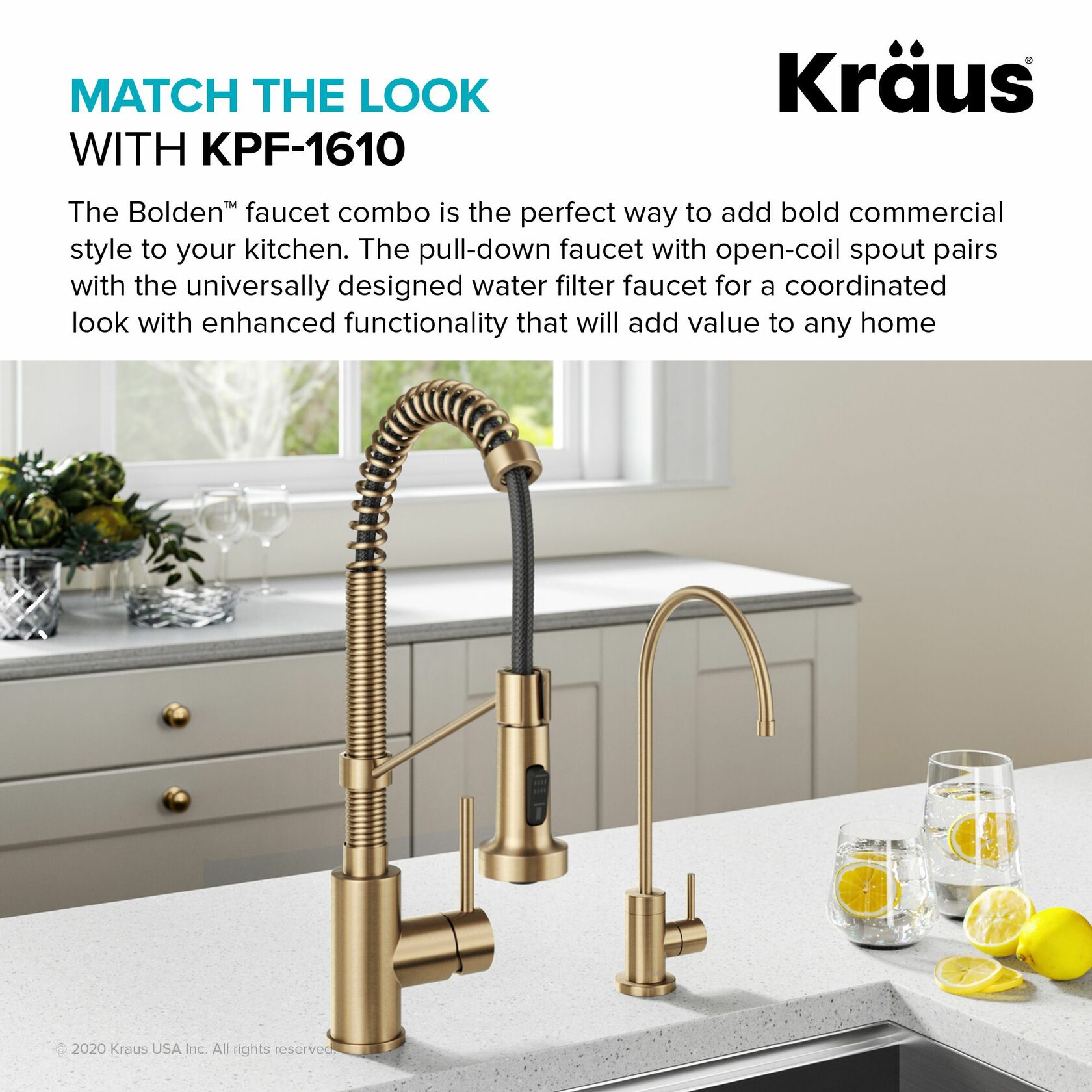 Кухонний змішувач Kraus FF-100BG - изображение 9