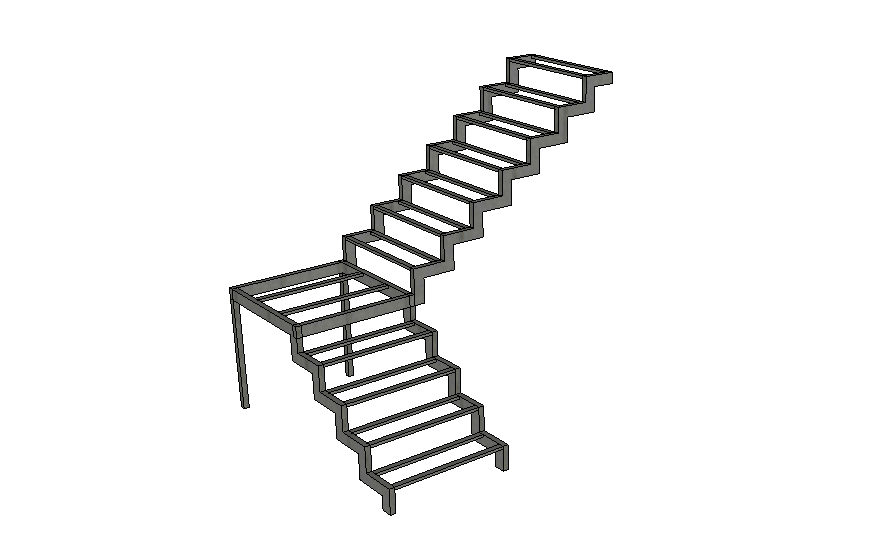 лестница Г образная