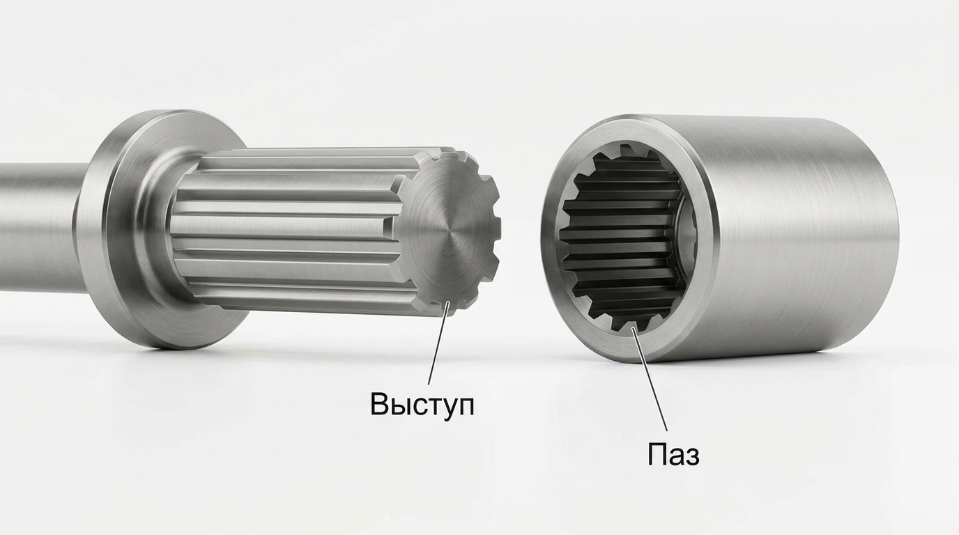 Шлицевое соединение