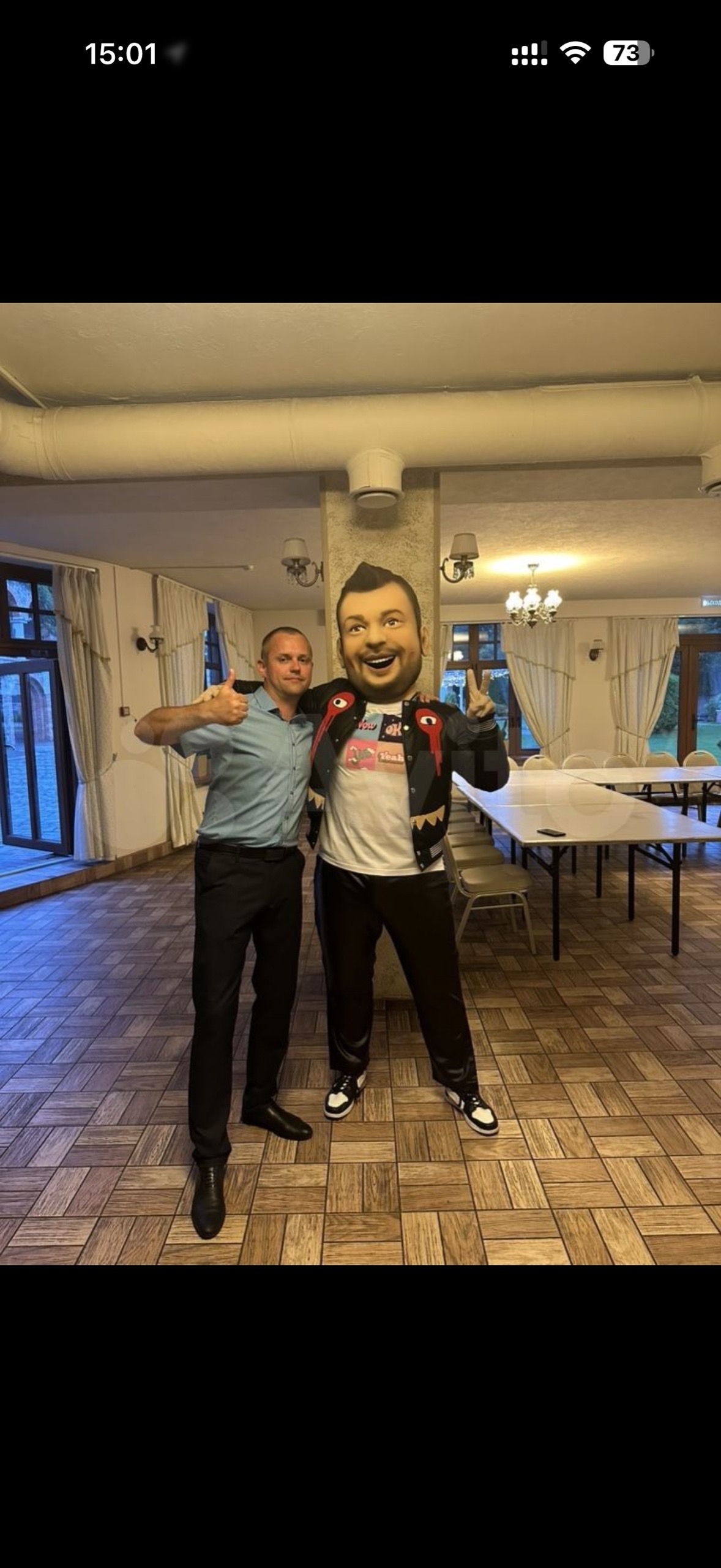 Фото с ростовой куклой