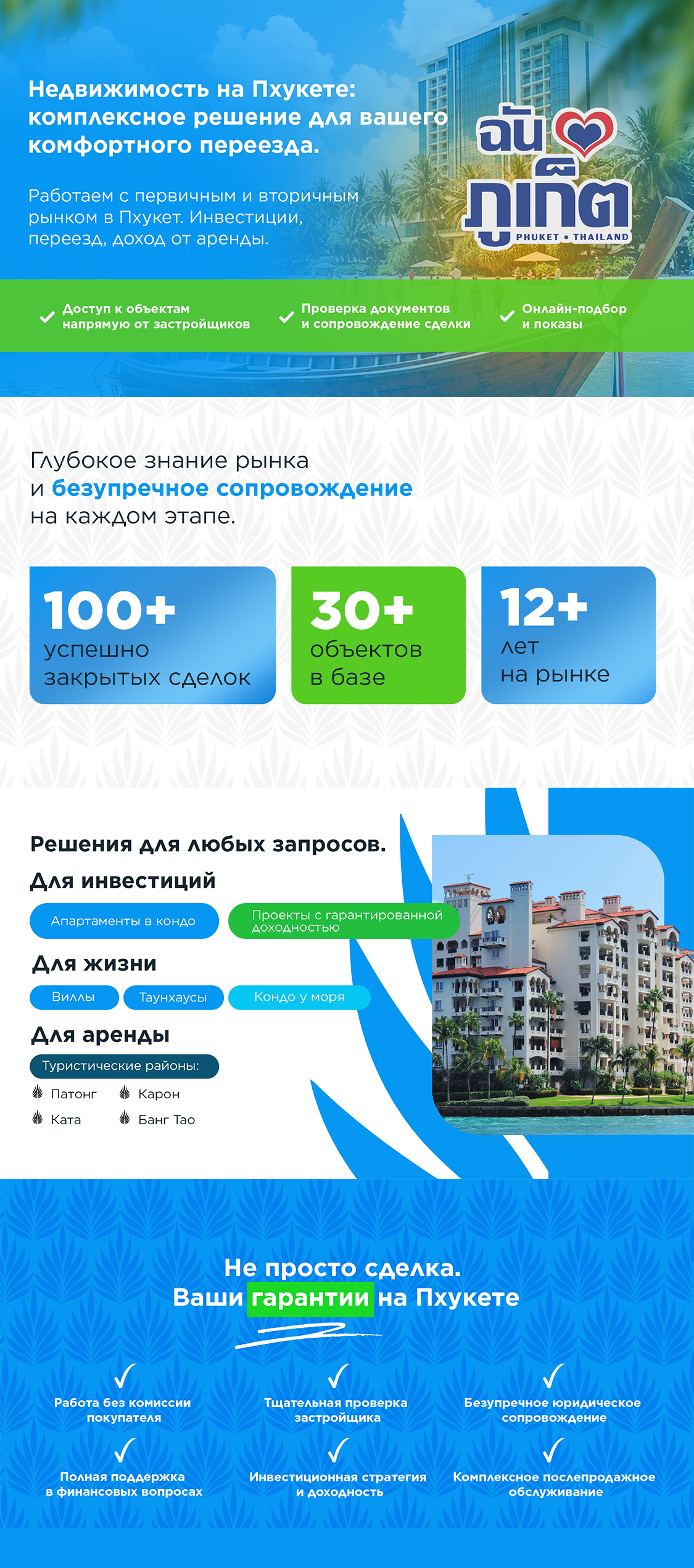 Кейс: агентство недвижимости, Пхукет