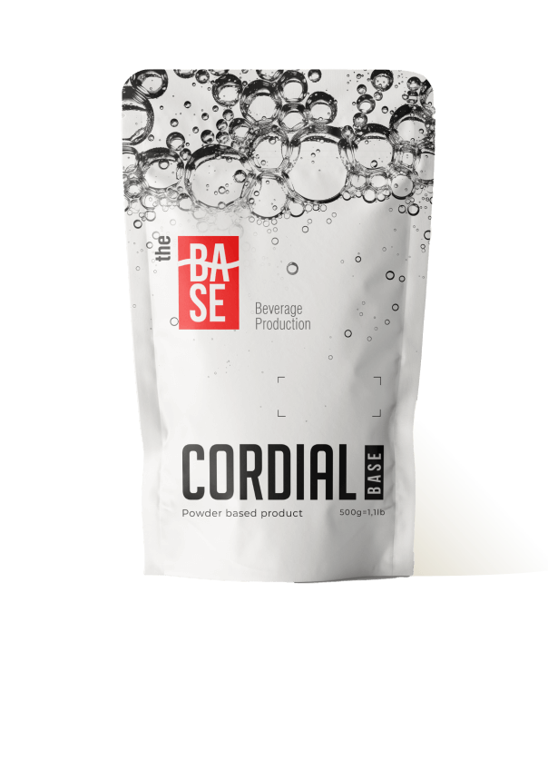 The Base Beverage Cordial powder mix doypack, 500 g retail and HoReCa pack