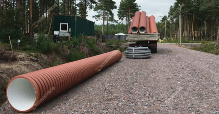 Участок после проведения работ по устройству заеда по санкт петербургу и области от нашей компании заезда через канаву