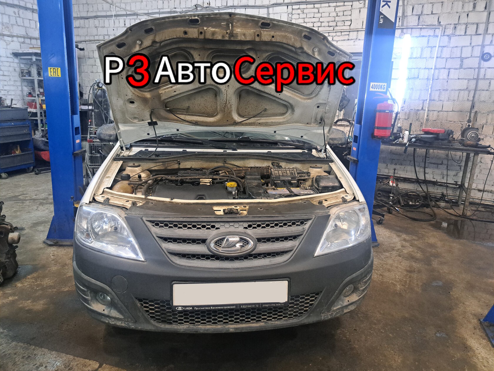 Lada Largus 2019 г.в. Замена ДВС.  Р3 Автосервис. 📍 Колпино, Рабочий пер. 3