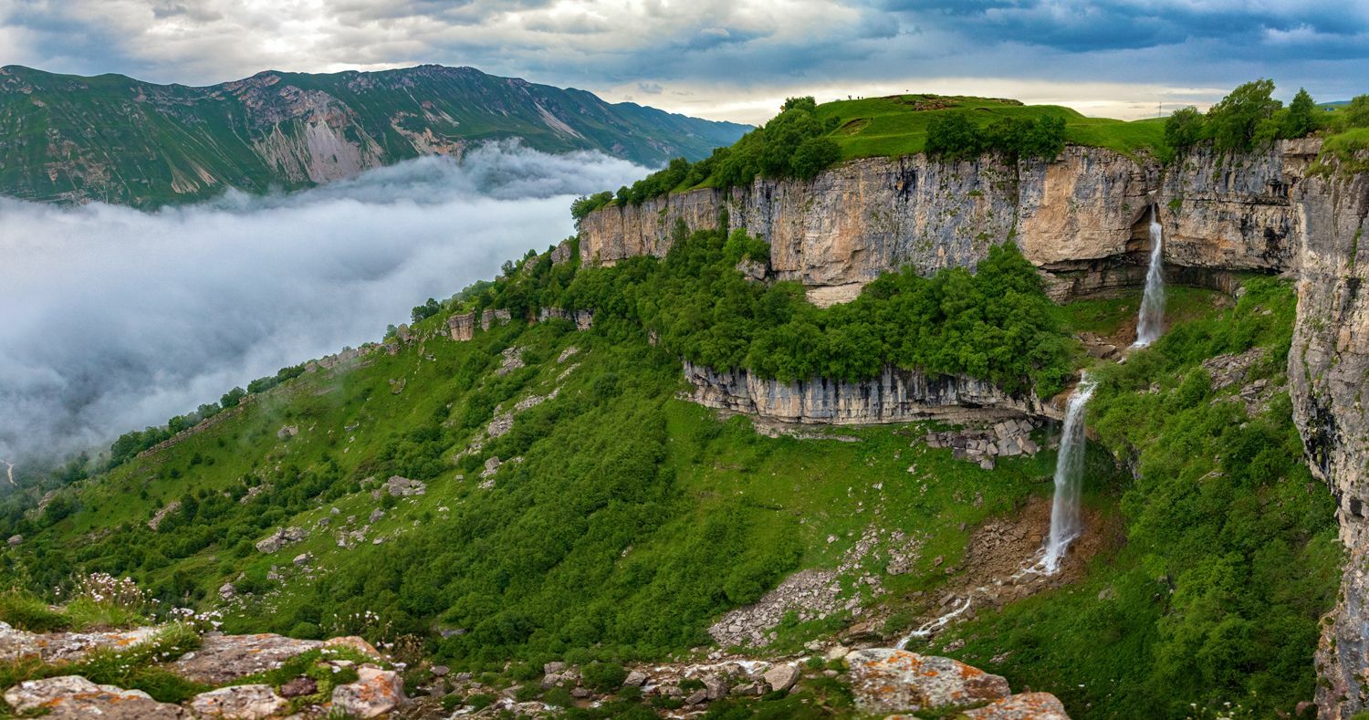 Село Хунзах Водопад Тобот