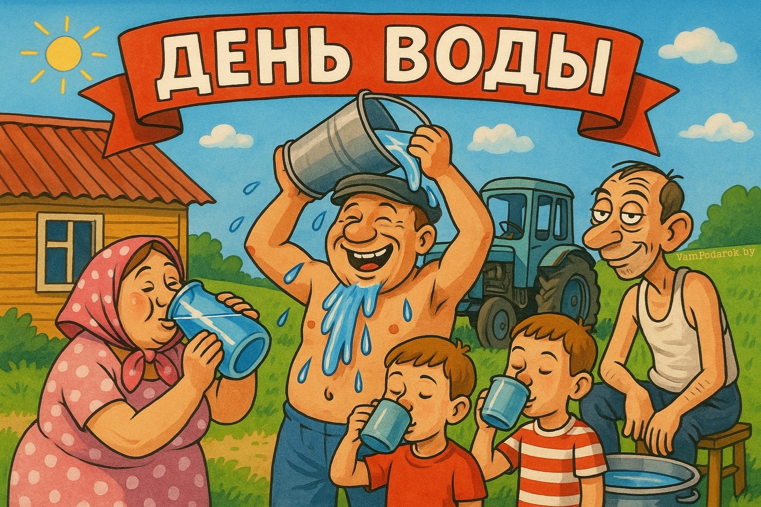 День воды – открытка