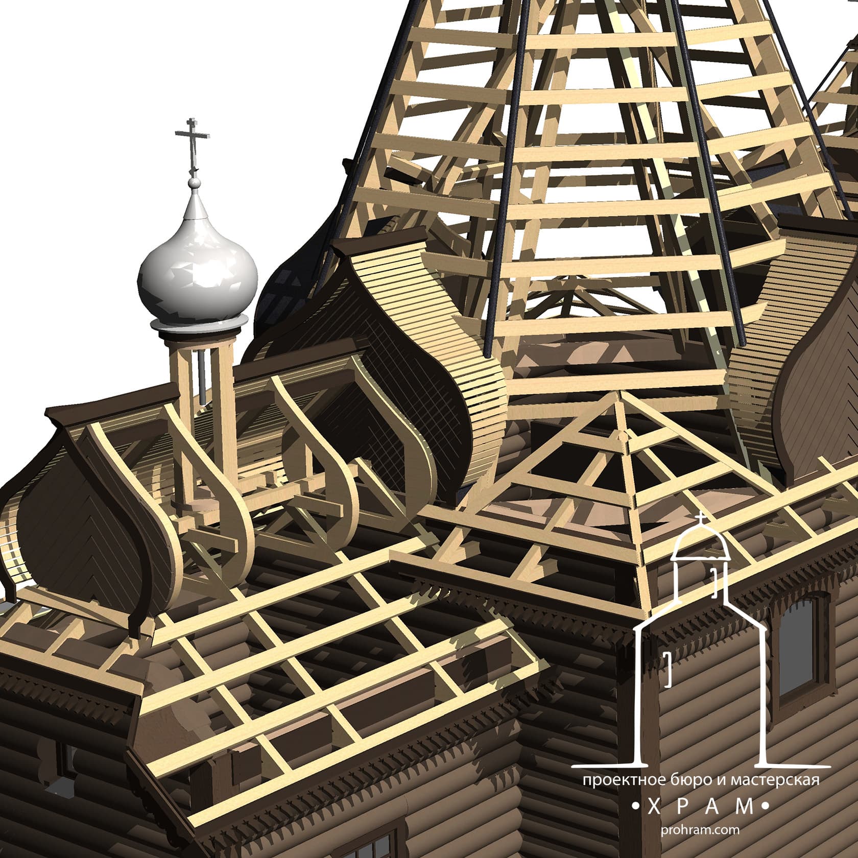 Каркасный храм проект