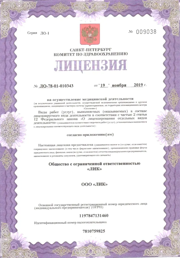 Лицензия