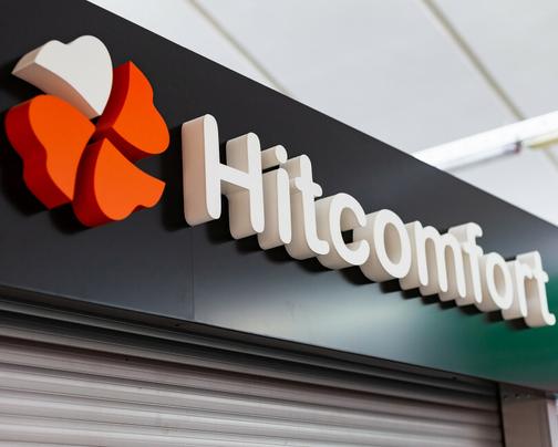 Вывеска Вывеска Hitcomfort Красноярск Завод НЕОН ПРОЕКТ