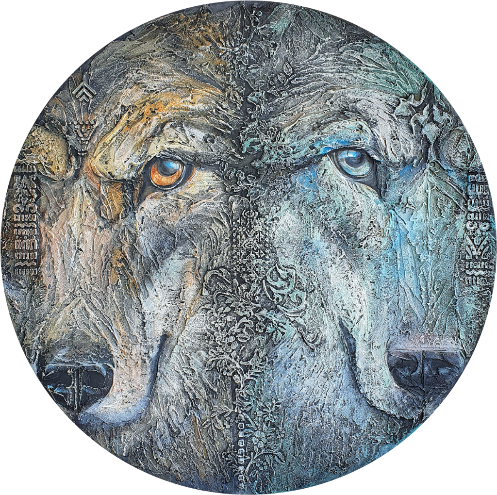 Картина волки мужское и женское начало