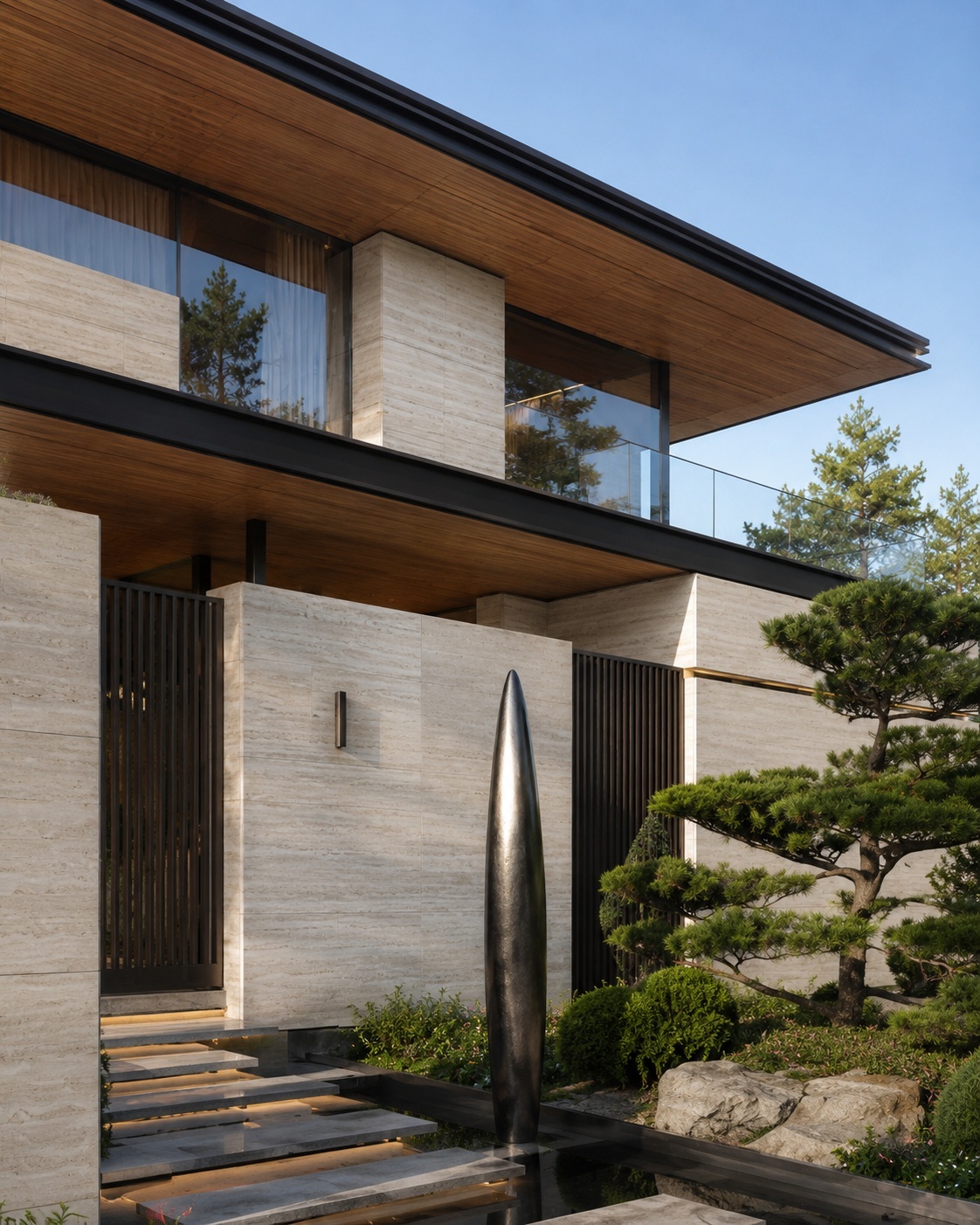 VILLA D’OLIVA — Архитектура и широкие свесы