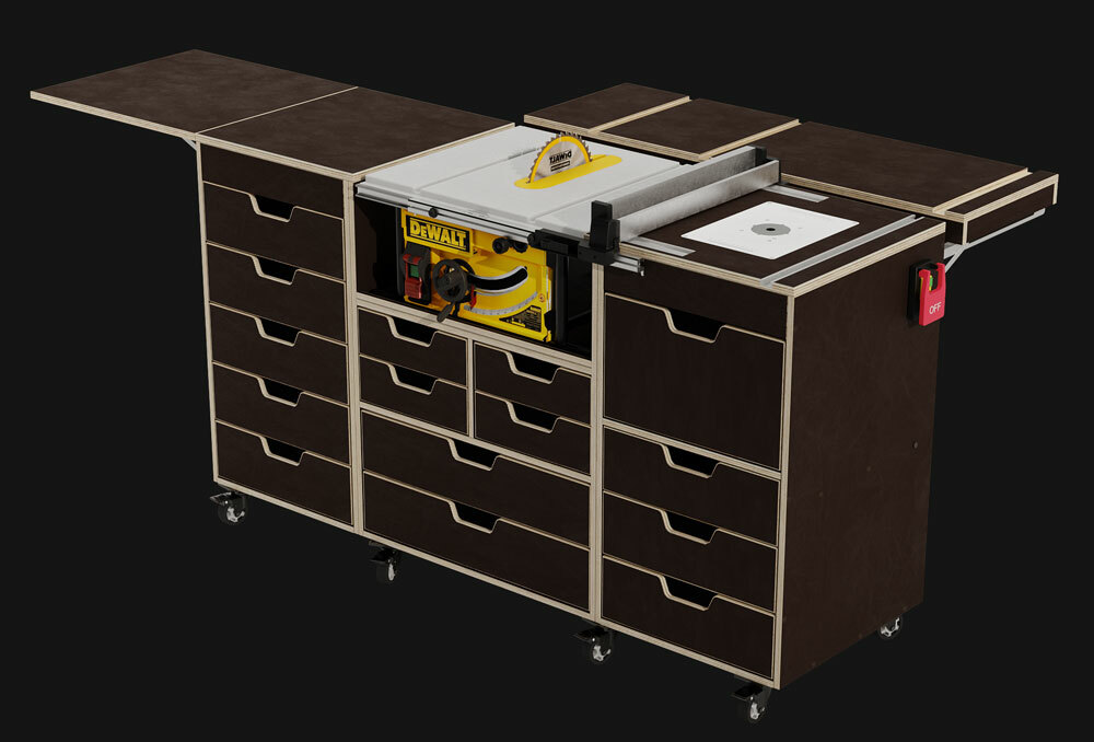 Верстак для распиловочного станка DeWALT 7485