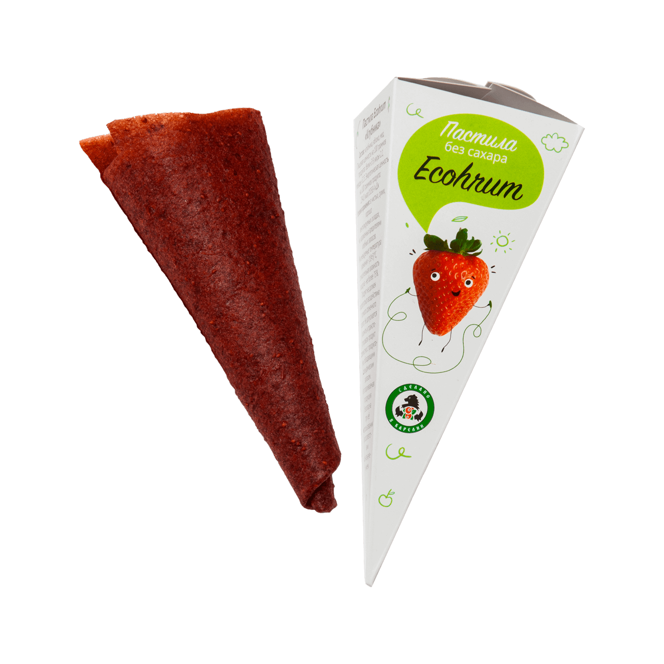 Пастила Ecohrum конус | Клубника