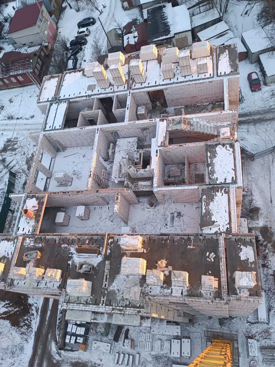 Ход строительства