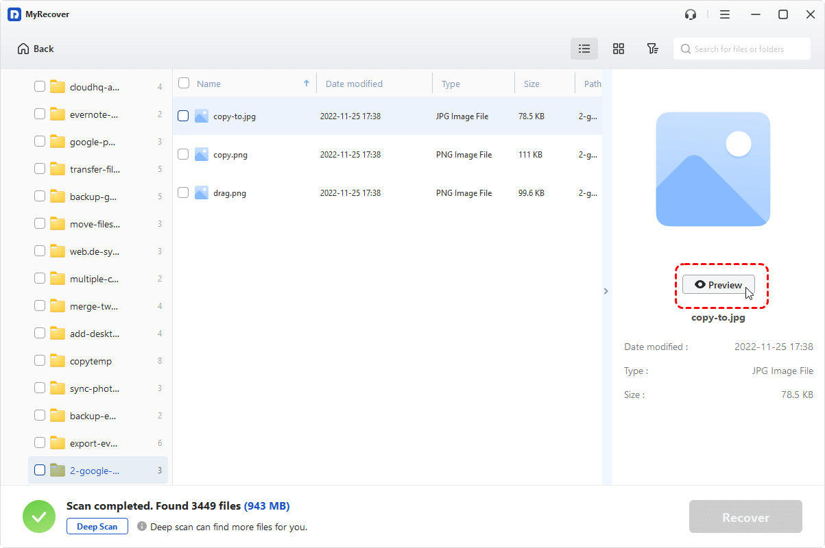 HDD Recovery Software Free – MyRecover
