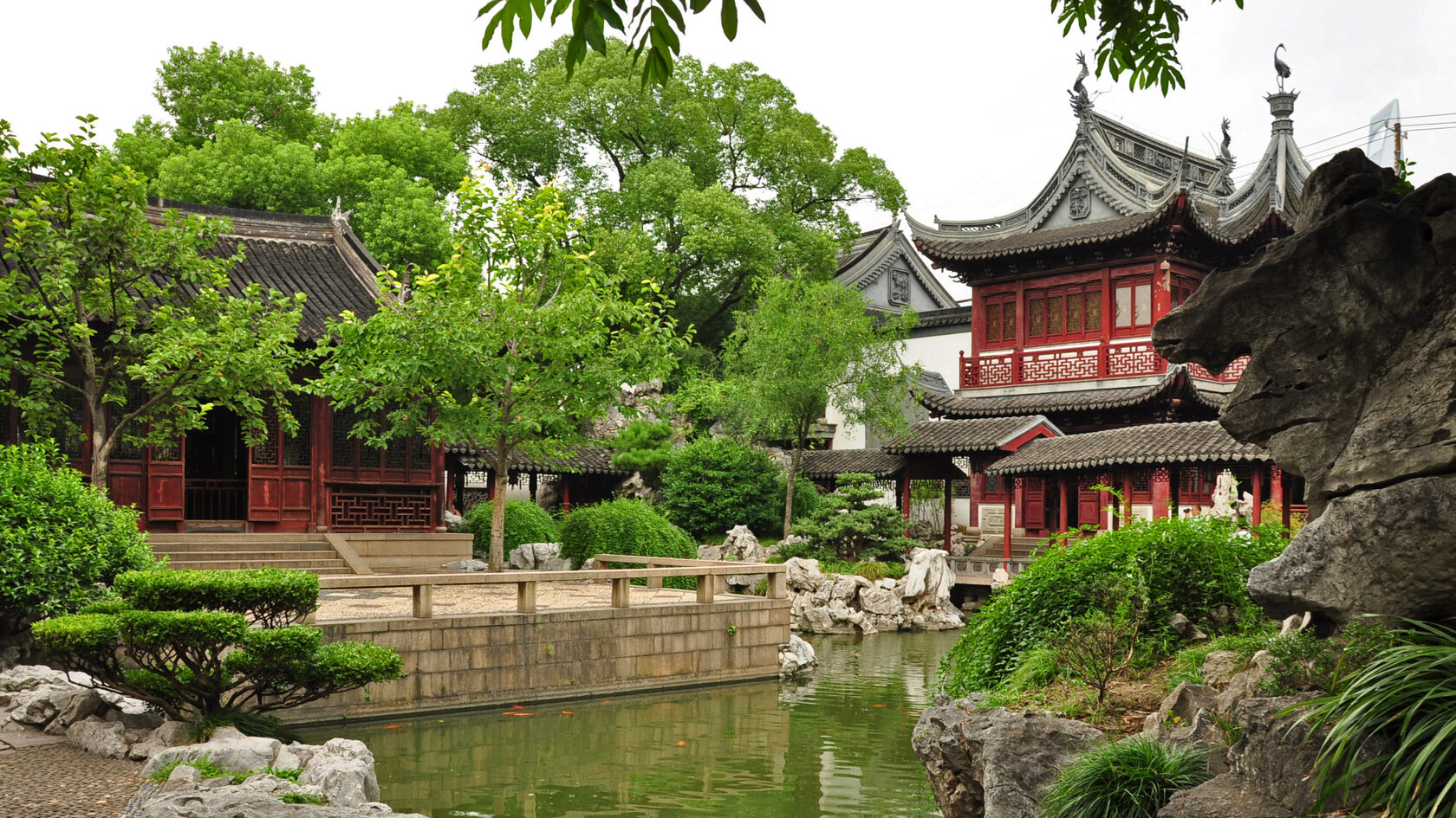 Сад Юй Юань. Шанхай. Китай