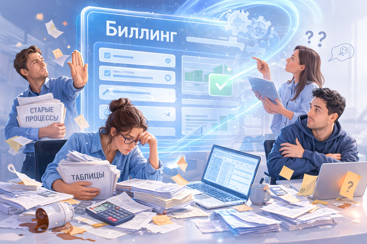 Отдел продаж и бухгалтерии сопротивляется внедрению новой системы биллинга