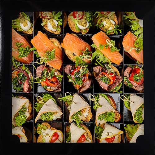 сет брускетт канапе для праздника