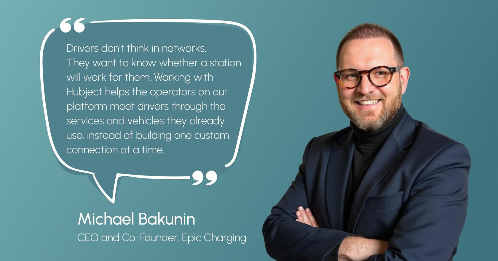 Michael Bakunin, CEO and Co-Founder of Epic Charging, on Epic Charging and Hubject agreement to collaborate on EV charging interoperability