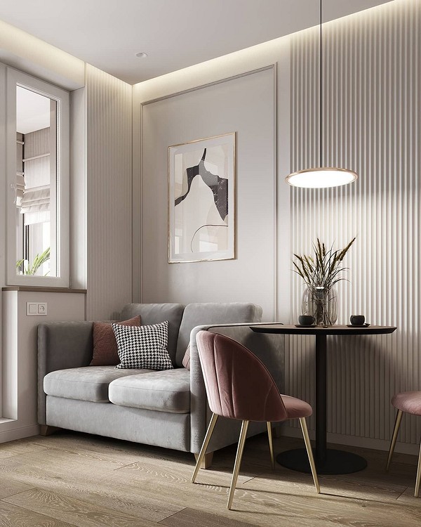 Фрезеровка под заказ для стеновых панелей в современном интерьере спальни и гостиной