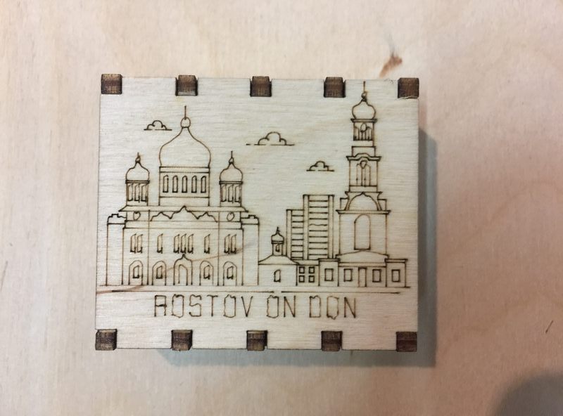 Спички сувенирные на магните города России - Ростов-на-Дону