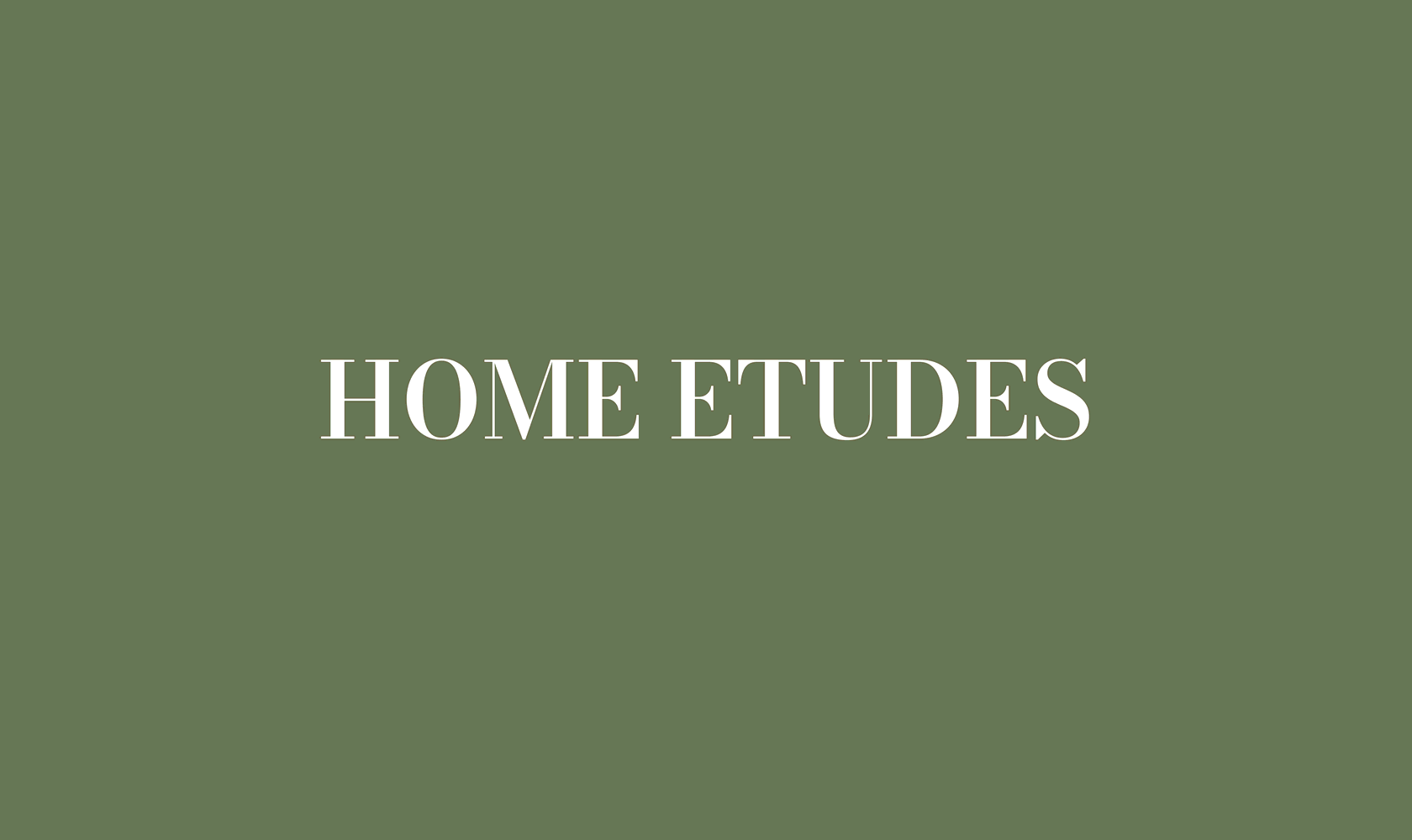 Home etudes