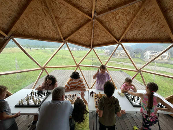 Семейный лагерь - шахматный турнир