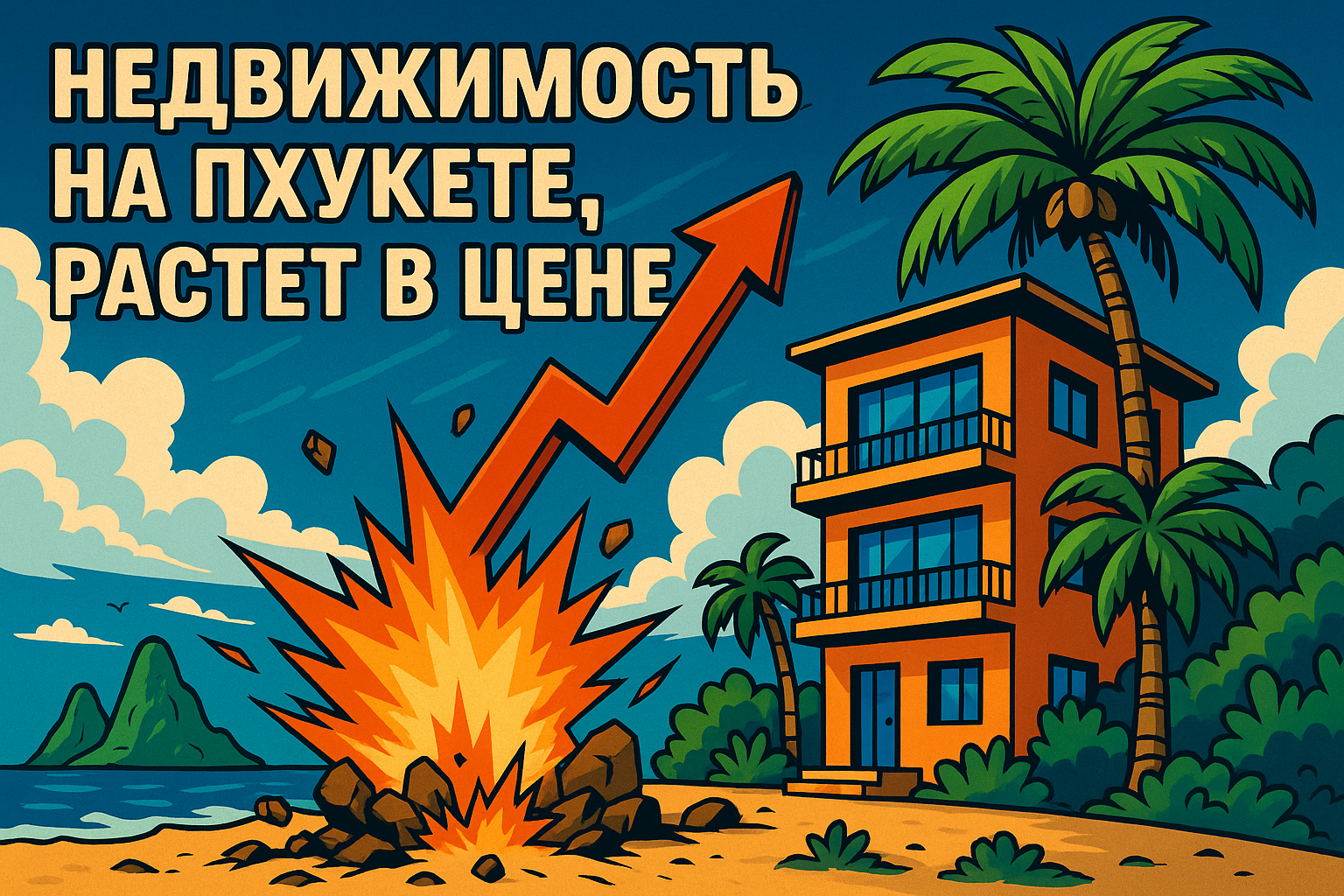 Пхукет уже не просто курорт — это полноценное место для жизни, инвестиций и переезда у моря. В 2025 году спрос на недвижимость на Пхукете достиг нового пика. Почему? Рассказываю как местный эксперт, живущий здесь более 8 лет и ежедневно подбирающий виллы,