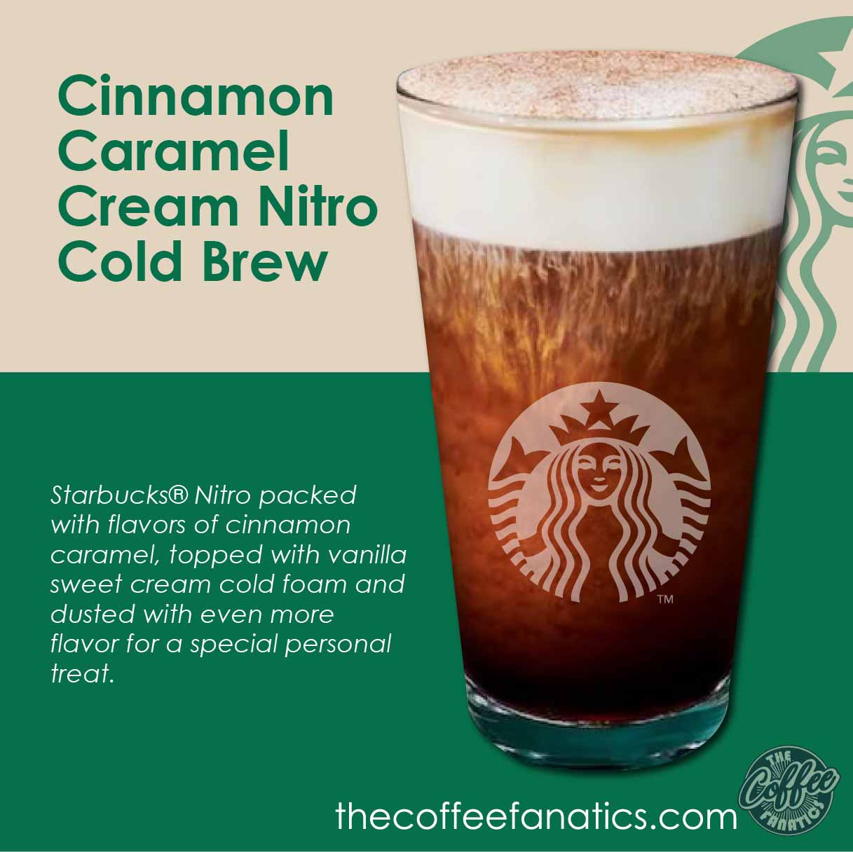 We Tried the New Starbucks Cinnamon Caramel Cream Nitro Cold Brew