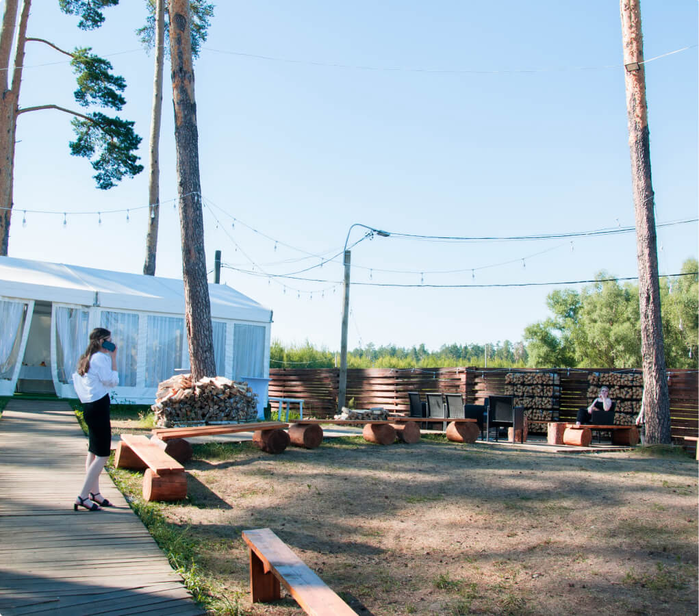 шатер маленький