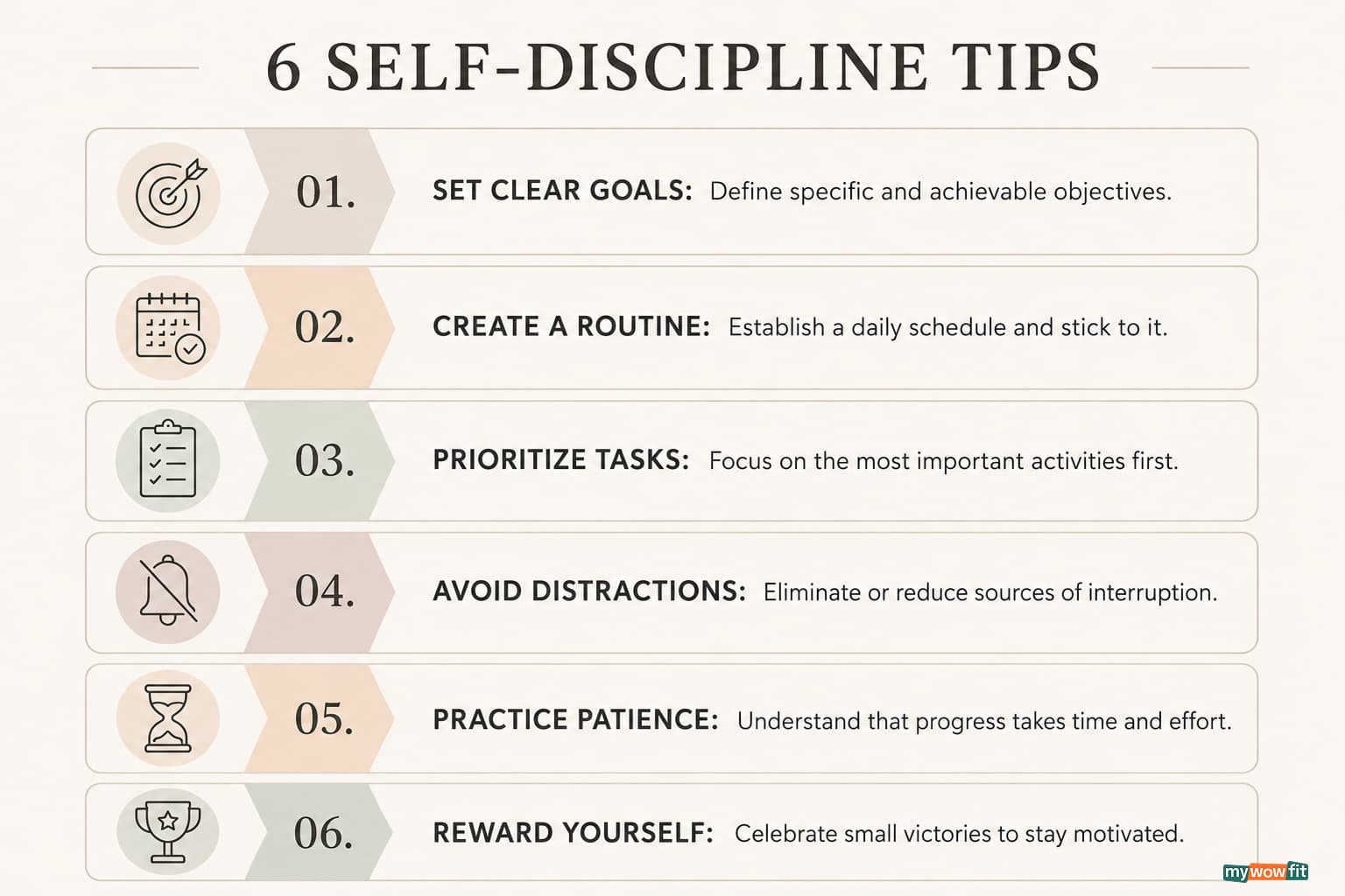 Consistent Daily Practice How to build discipline: 10 science-backed strategies for daily ...