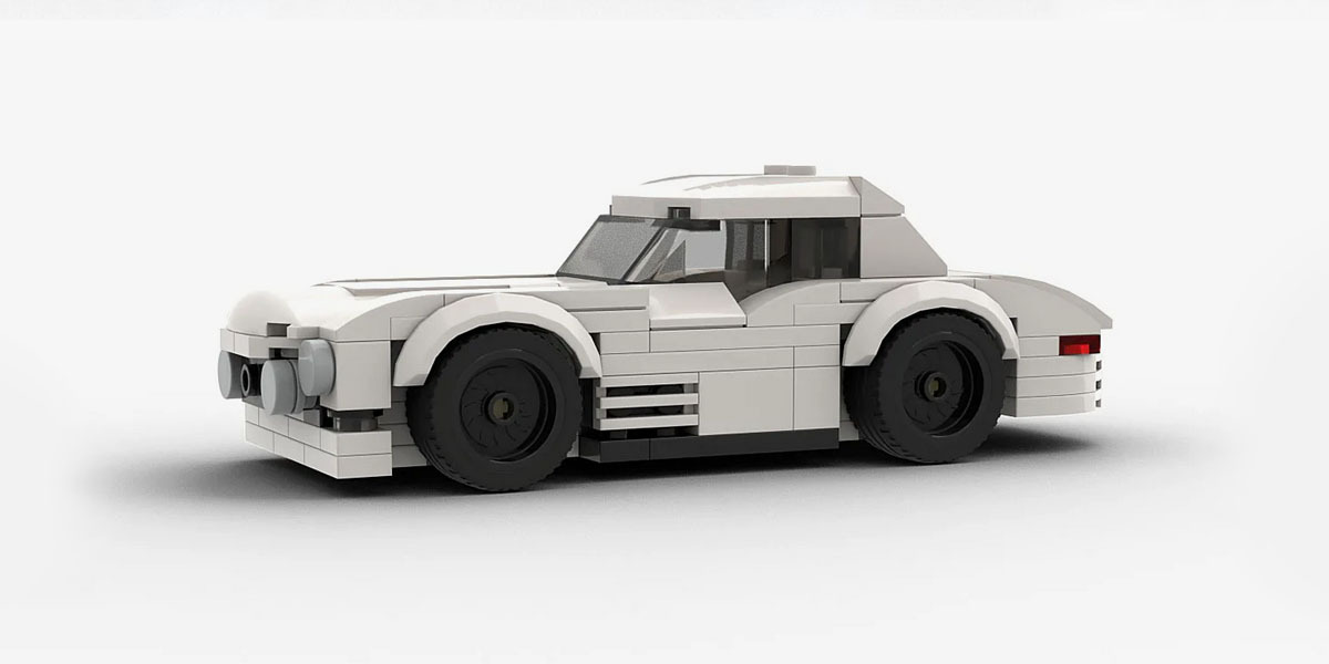 LEGO самоделка: Mercedes-Benz 300 SL (рис. 3)