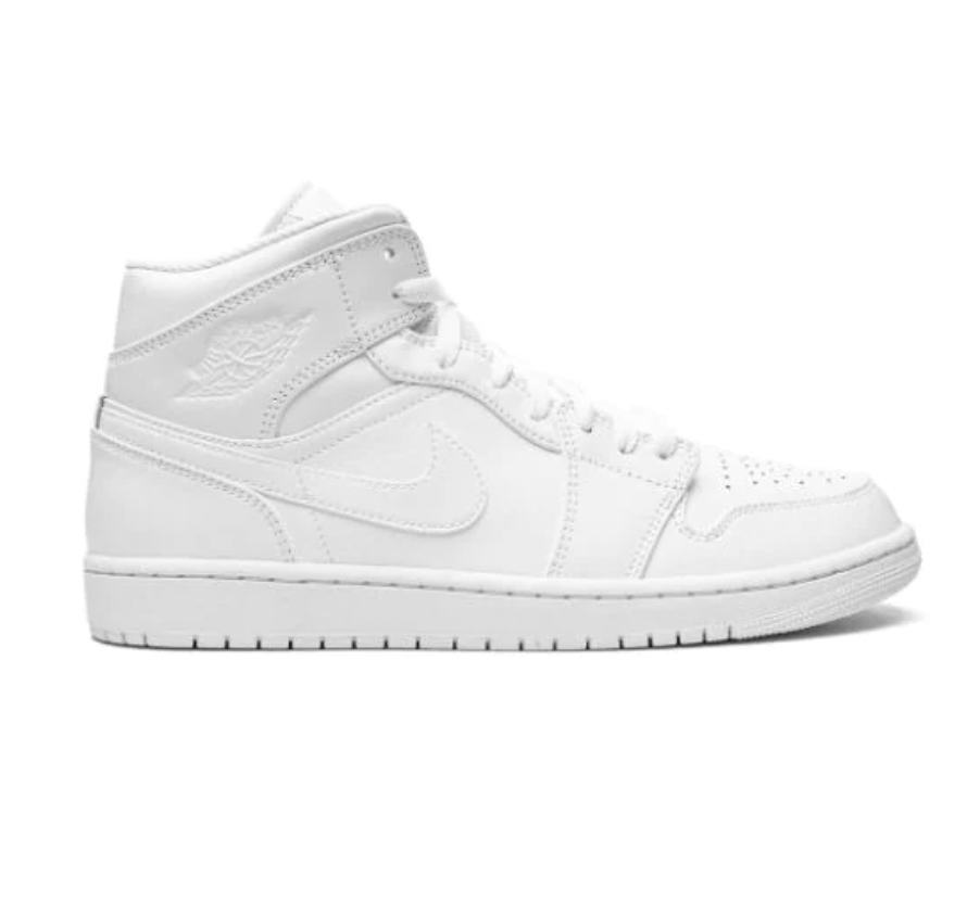 Кроссовки Nike Air Jordan 1 Mid &quot;Triple White&quot;