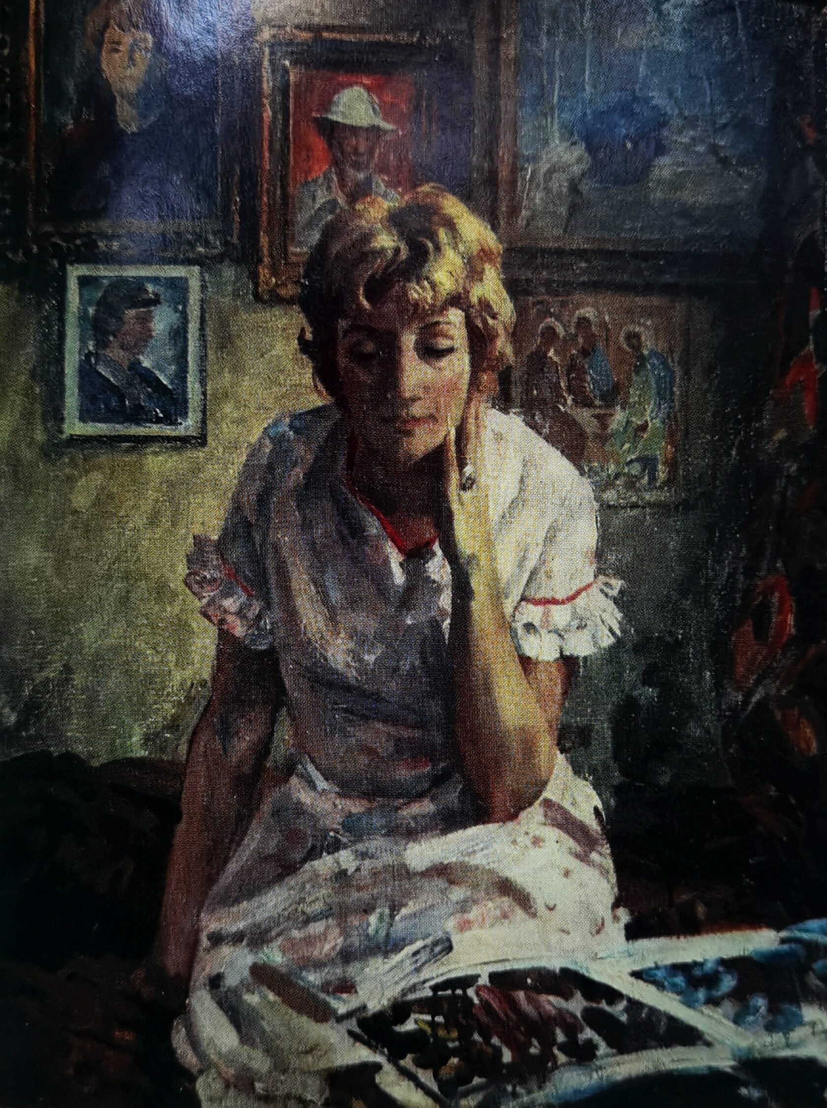 Портрет художницы Г.М. Львовой, 1950 г.