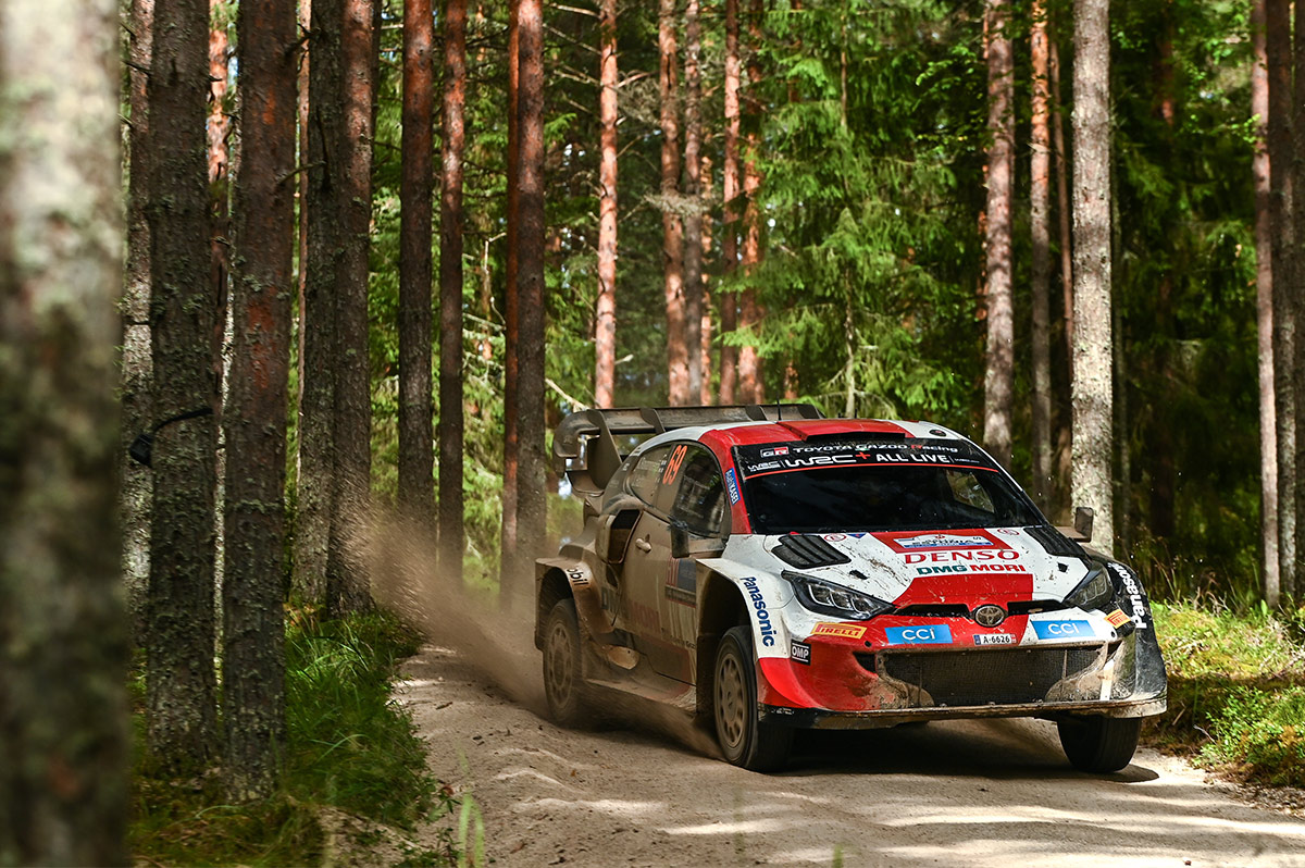 Калле Рованпера и Йонне Халттунен, Toyota GR Yaris Rally1, ралли Эстония 2022