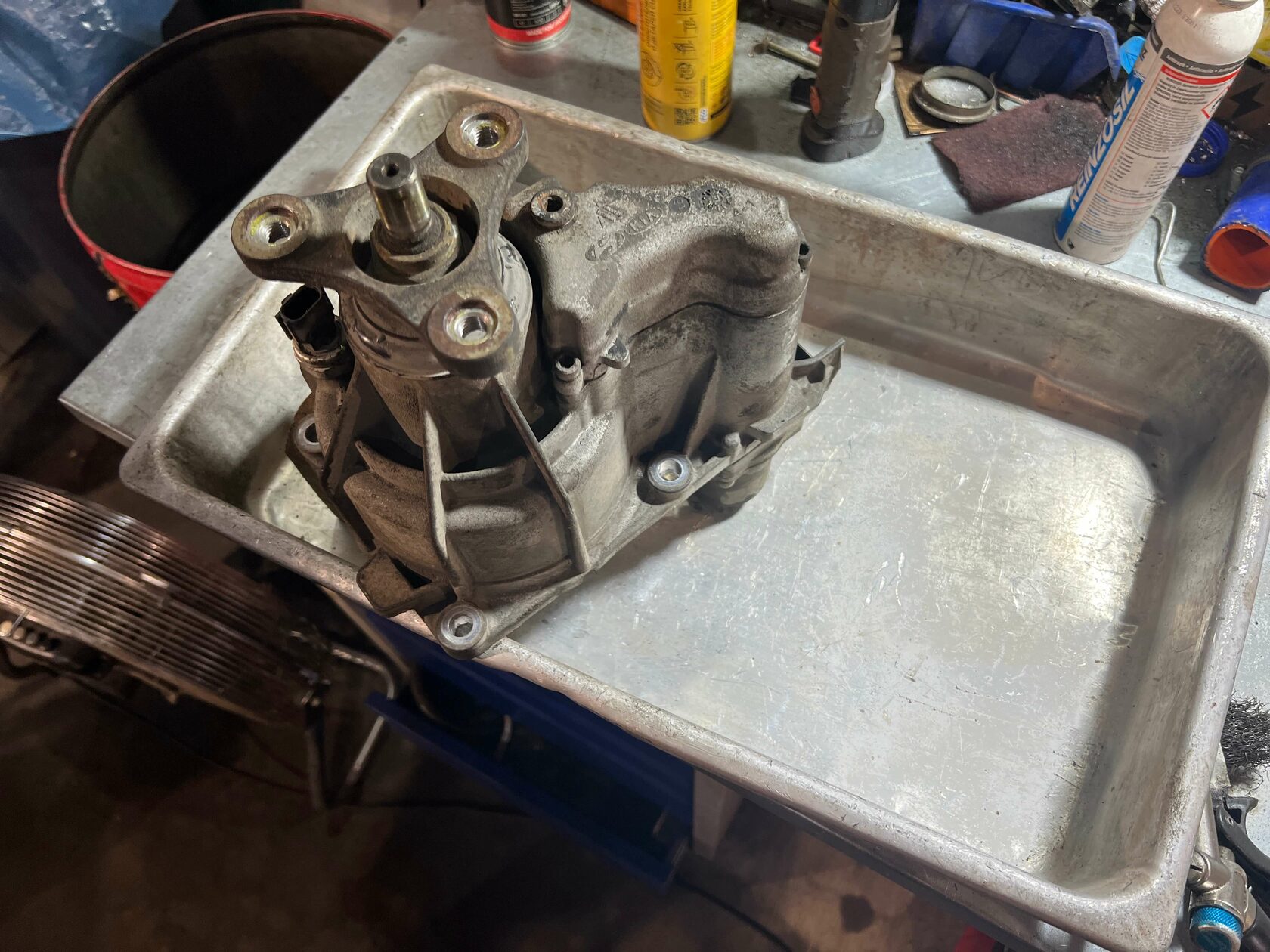 Чистка корпуса муфты